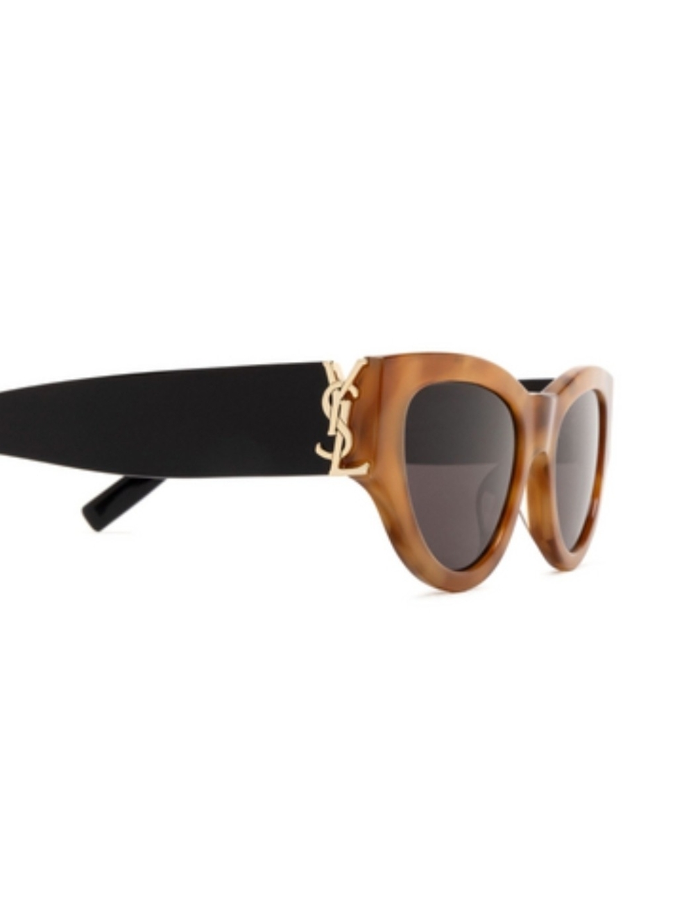 NEW AUTH Saint Laurent SL M94 Havana Cat-Eye Sunglasses